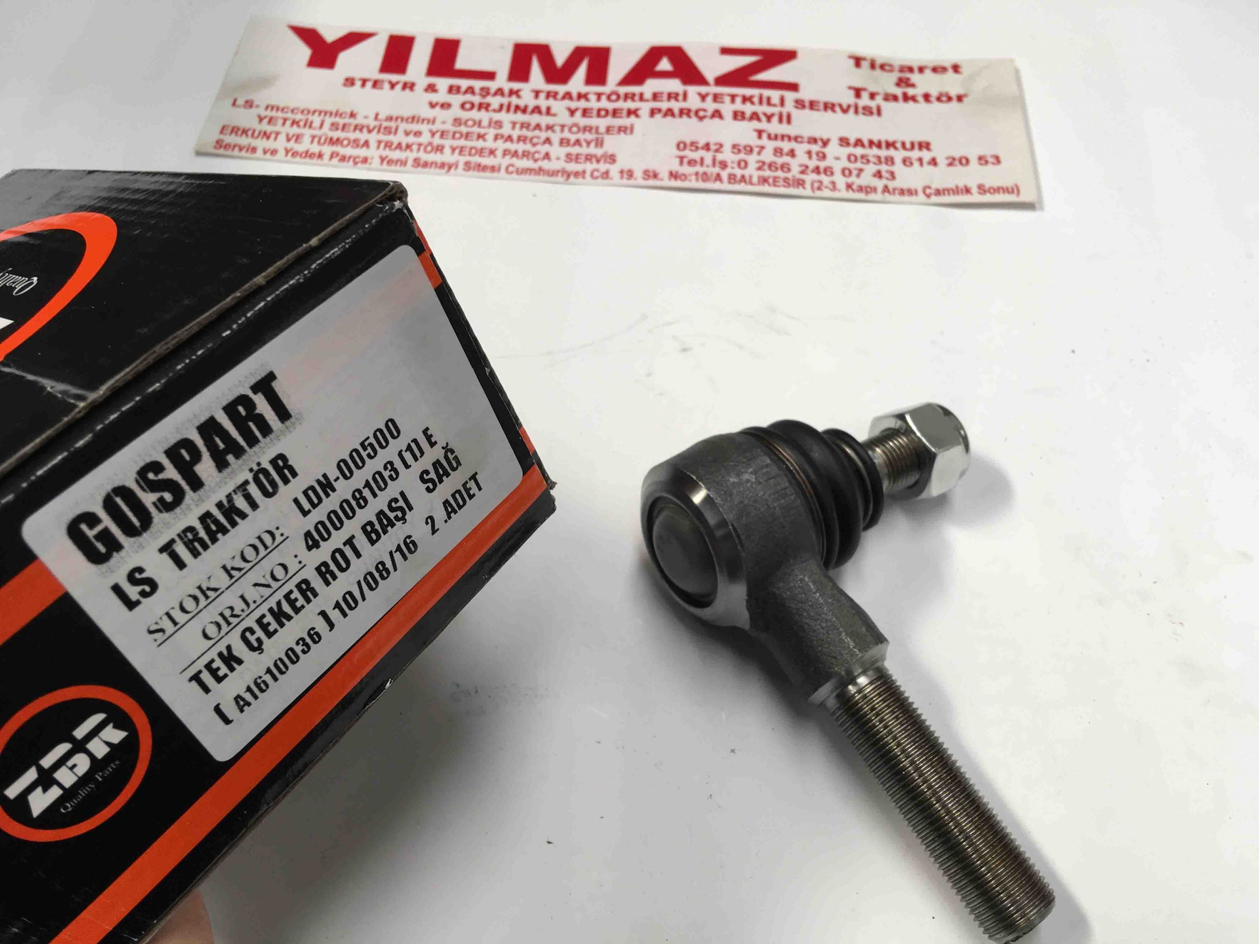 ldn 000500- 4x4 rot rotil takım Tek Çeker Rot Başı